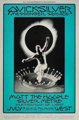 Quicksilver Messenger Service Vintage Concert Poster from Fillmore