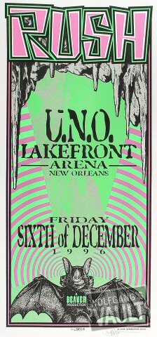 サウンドガーデン 1996 ニューヨークライブポスター ロケットフロムザ