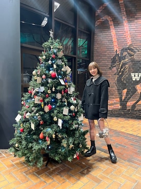 ワイドカラー ミドルダッフルコートFD21W063【Fano Studios】を使った