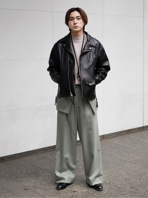 Schott × markaware for EDIFICE】別注 ONESTAR USA（ライダース