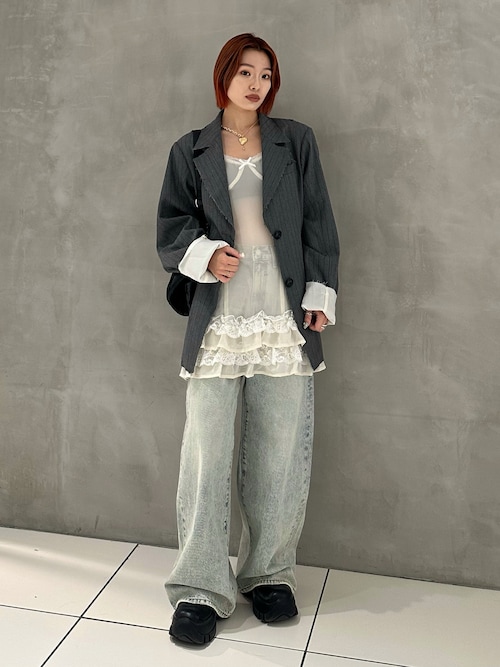 SLY（スライ） ジーンズ デニム デニムパンツ WIDE LEG PT-C ワイド