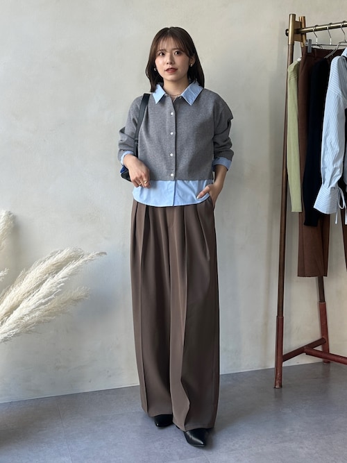 シャツドッキングニットプルオーバー（ニット/セーター）｜Thevon