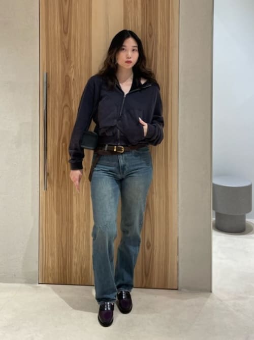 ATTISESSION＞スリム ストレート デニム パンツ（その他パンツ