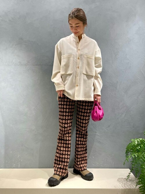 caban（キャバン）の「□CABaN ウールギャバジン ビッグシャツ（シャツ