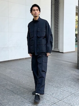 DAIWA PIER39 TECH PARACHUTE JACKET BJ-36024を使ったメンズ人気