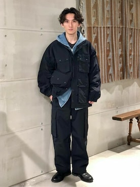 DAIWA PIER39 TECH PARACHUTE JACKET BJ-36024を使ったメンズ人気