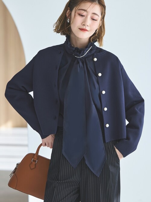 洗える ｜ 【ドレスアップデコルテ ブラウスシリーズ】クラシカル