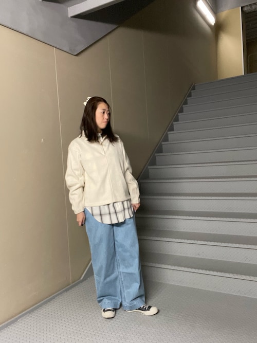 34サイズ/低身長向けも展開』タックデニム（デニムパンツ）｜URBAN