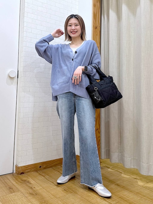 セール】スッキレイVネックカーディガン長袖/283832（カーディガン