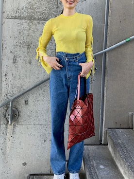 High Waist Cocoon Denim Pants/ハイウエストコクーンデニム【MAISON