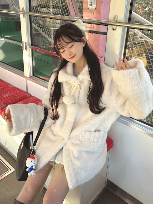 セール】オーバーサイズファーコート/ブルゾン（その他アウター