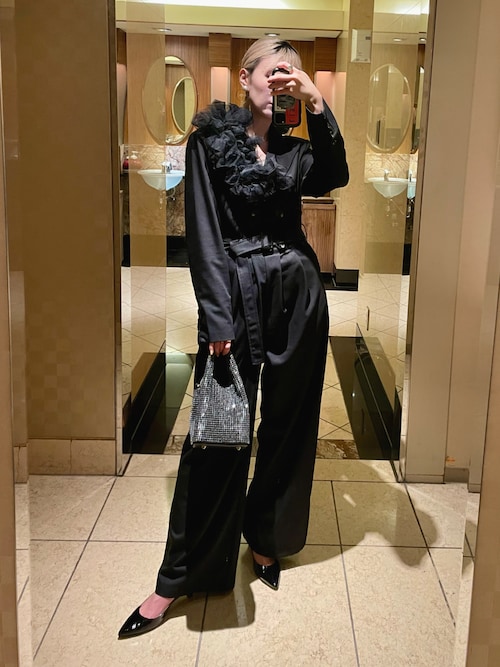 オールインワンロング丈ワイドパンツドレス（ワンピース）｜ANOTHER S