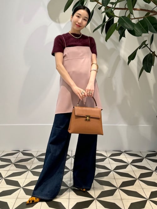 セール】フラッフィーヤーン ショートスリーブプルオーバー（ニット