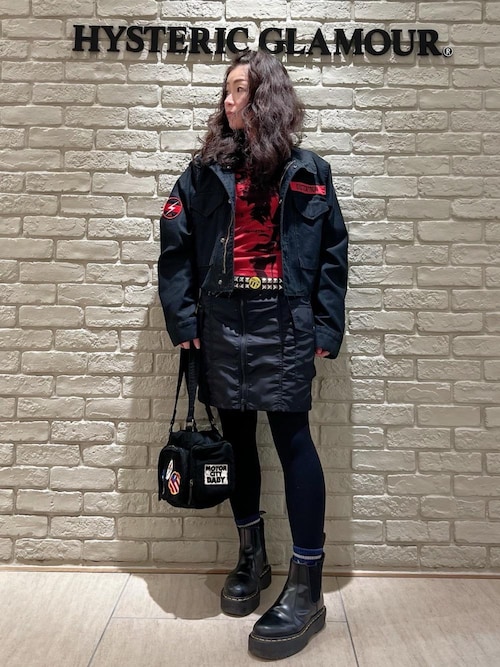 PATCH SCRATCH ミニボストンバッグ（ボストンバッグ）｜HYSTERIC