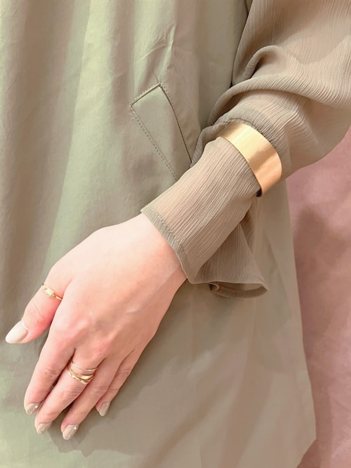 ルーセント] K18YG ミディアム リング（リング）｜ete bijoux