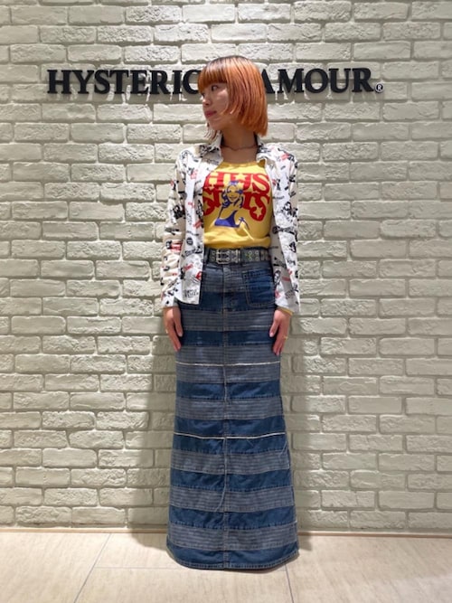 スクラッチマーメイドスカート（デニムスカート）｜HYSTERIC GLAMOUR