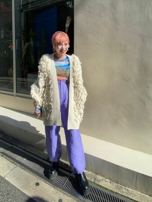 フリンジハンドニットカーディガン【MAISON SPECIAL/メゾンスペシャル