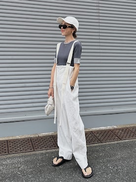 machattのオールインワン・サロペットを使った人気ファッション