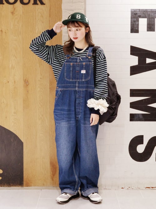 BEAMS BEAMS BOY ビームスボーイ アジャスター オーバーオール BOY