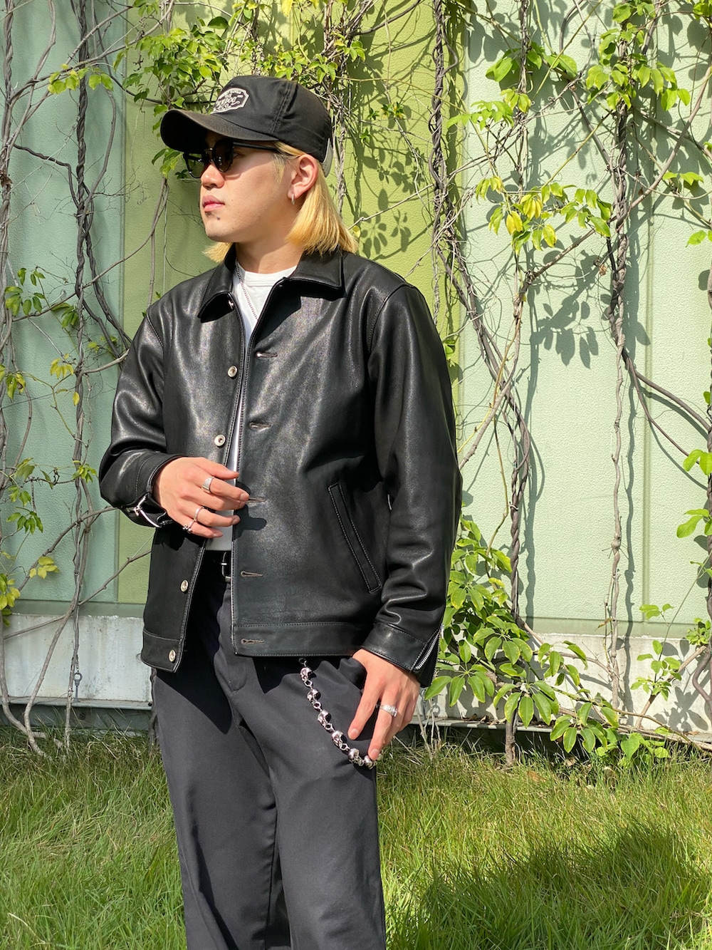 HAMASAKI｜schottのライダースジャケットを使ったコーディネート - WEAR