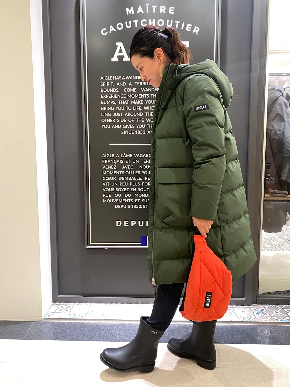 okuyama39｜AIGLEのダウンジャケット/コートを使ったコーディネート - WEAR