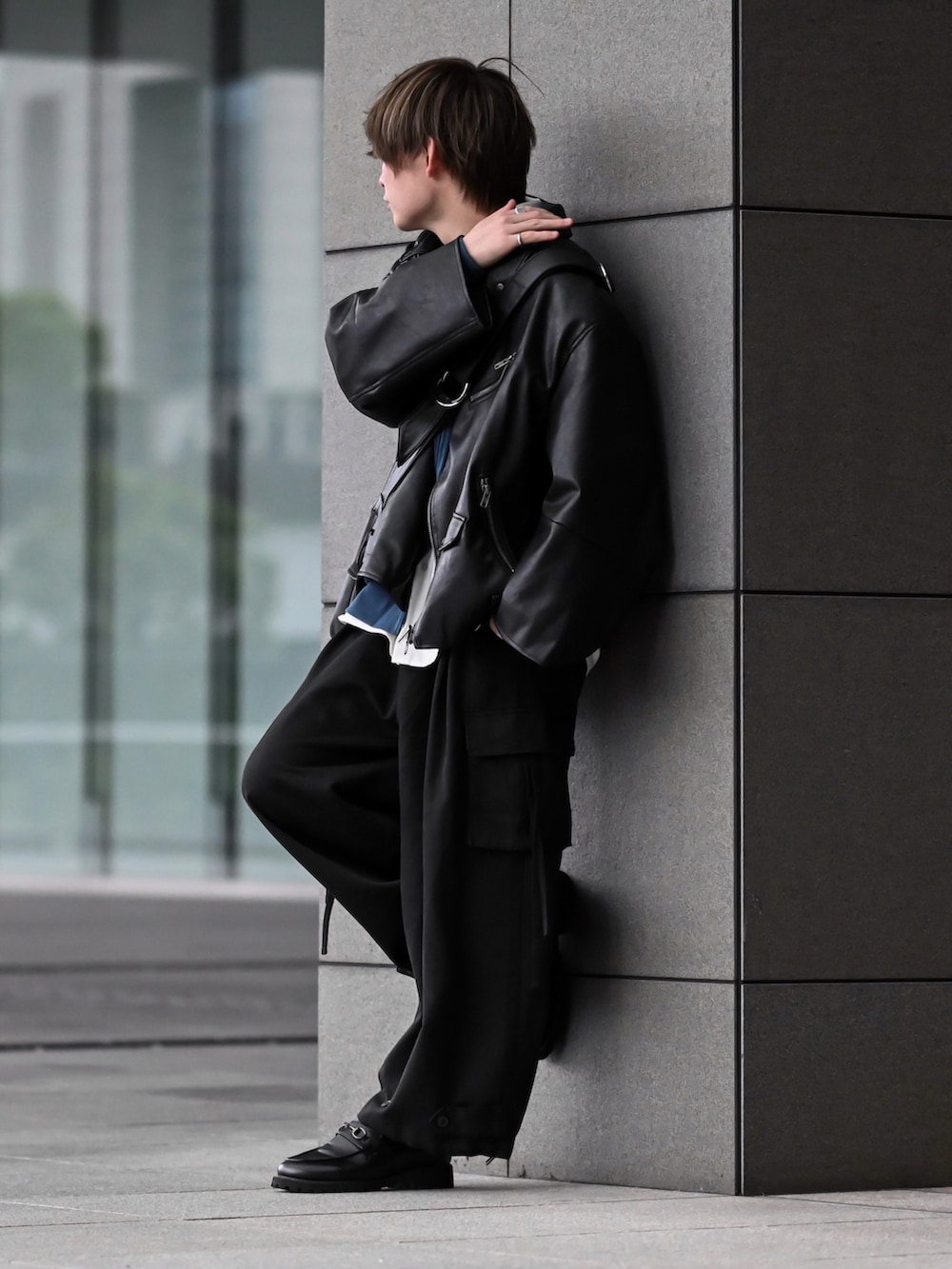 けい｜LILLのライダースジャケットを使ったコーディネート - WEAR