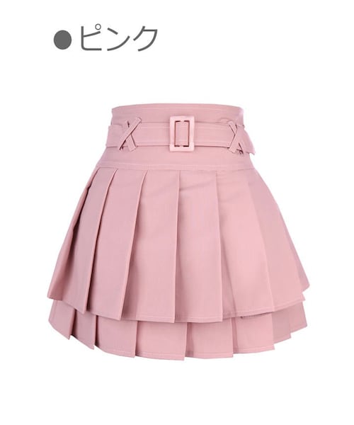 Bobon21（ボボンニジュウイチ）の「Kpopダブルプリーツキュロット