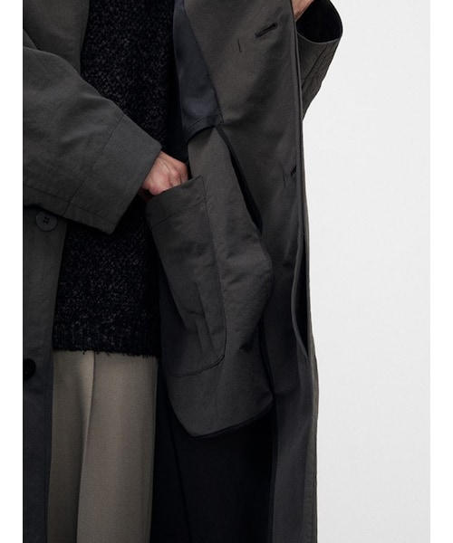 LIDNM（リドム）の「NYLON RIP LOOSE MILITARY COAT（その他アウター