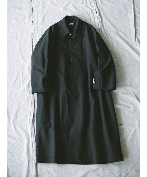 LIDNM（リドム）の「DOUBLE CLOTH MORTORCYCLE（ステンカラーコート