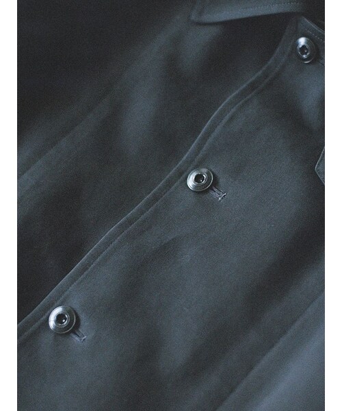 LIDNM（リドム）の「DOUBLE CLOTH MORTORCYCLE（ステンカラーコート
