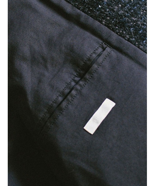 LIDNM（リドム）の「ALPACA SILK TWEED ZIP（ブルゾン）」 - WEAR