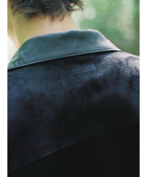 LIDNM（リドム）の「Goat Suede Type 1st JKT（ブルゾン）」 - WEAR