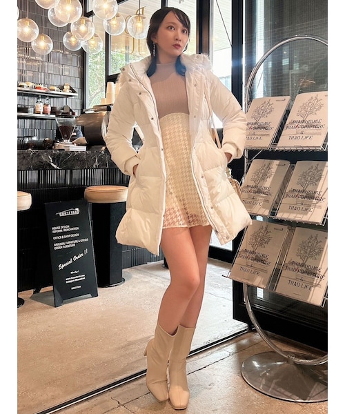 dazzlin（ダズリン）の「ウエストマークレディダウンコート（ダウン