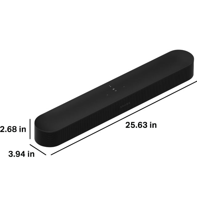 SONOS Black- Beam: The Smart TV Soundbar with HDMI Input