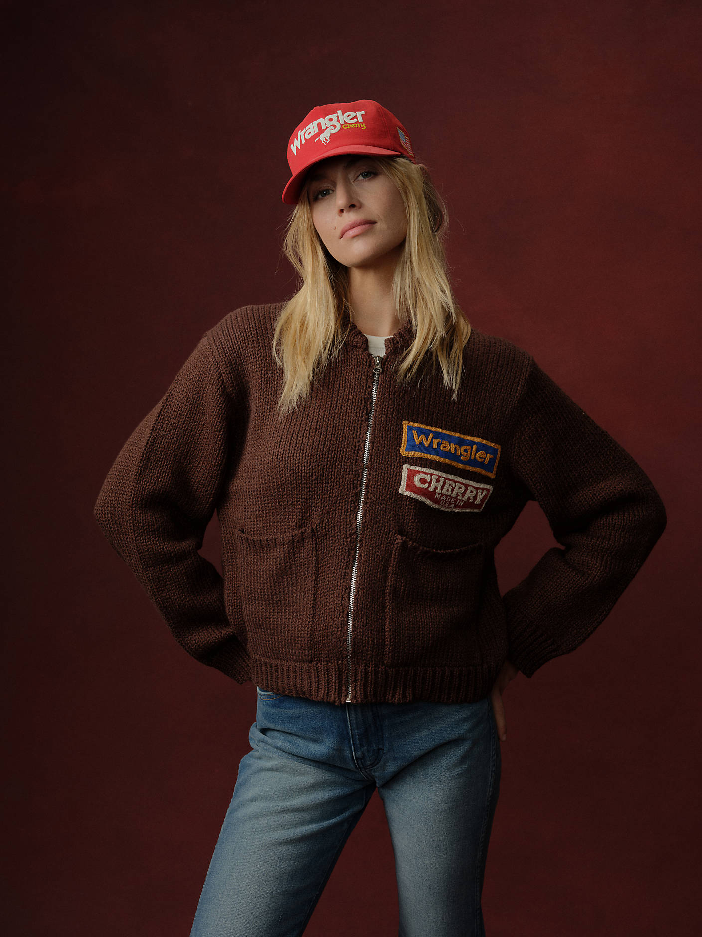 Wrangler x Cherry Knit Jacket