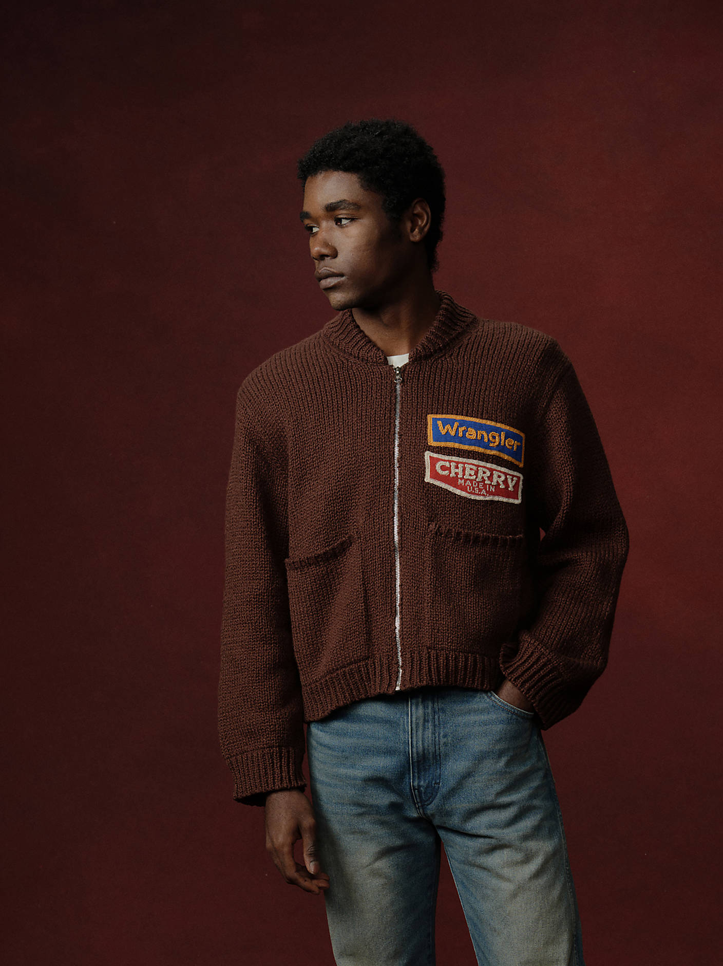 Wrangler x Cherry Knit Jacket