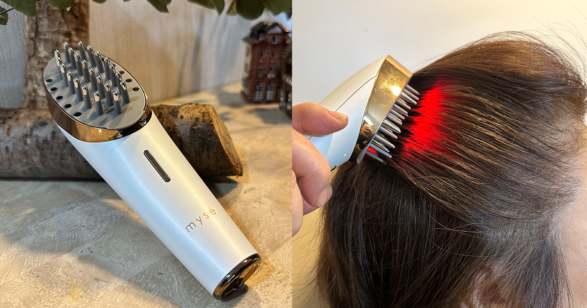 たるみを引き上げる「頭皮ケア」！EMS搭載のブラシ型美顔器ですっきり