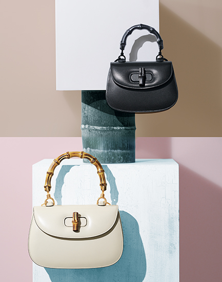 グッチ」の時代を超える革新美、バンブーハンドル バッグで装いに品格を