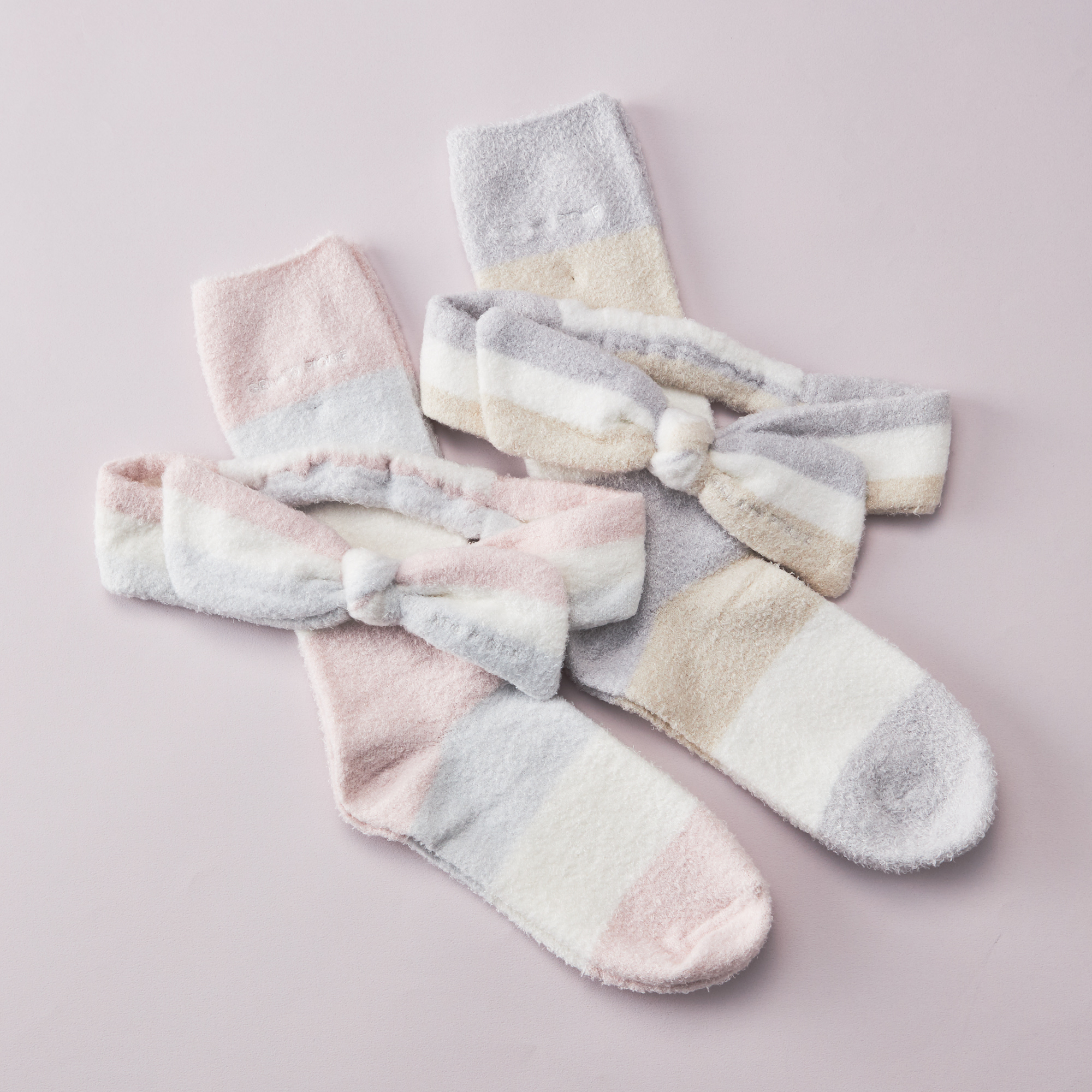 WOMEN】ウォッシャブルスムーズィー3BDソックス＋ヘアバンド | gelato