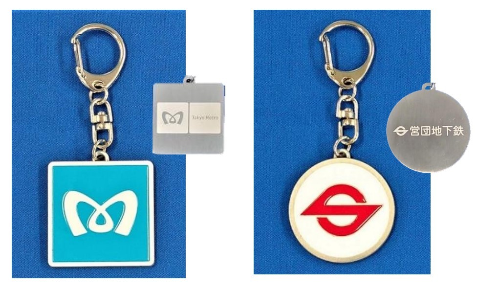 東京メトロ ロゴマークキーホルダー 販売（2021年3月8日～） - 鉄道コム
