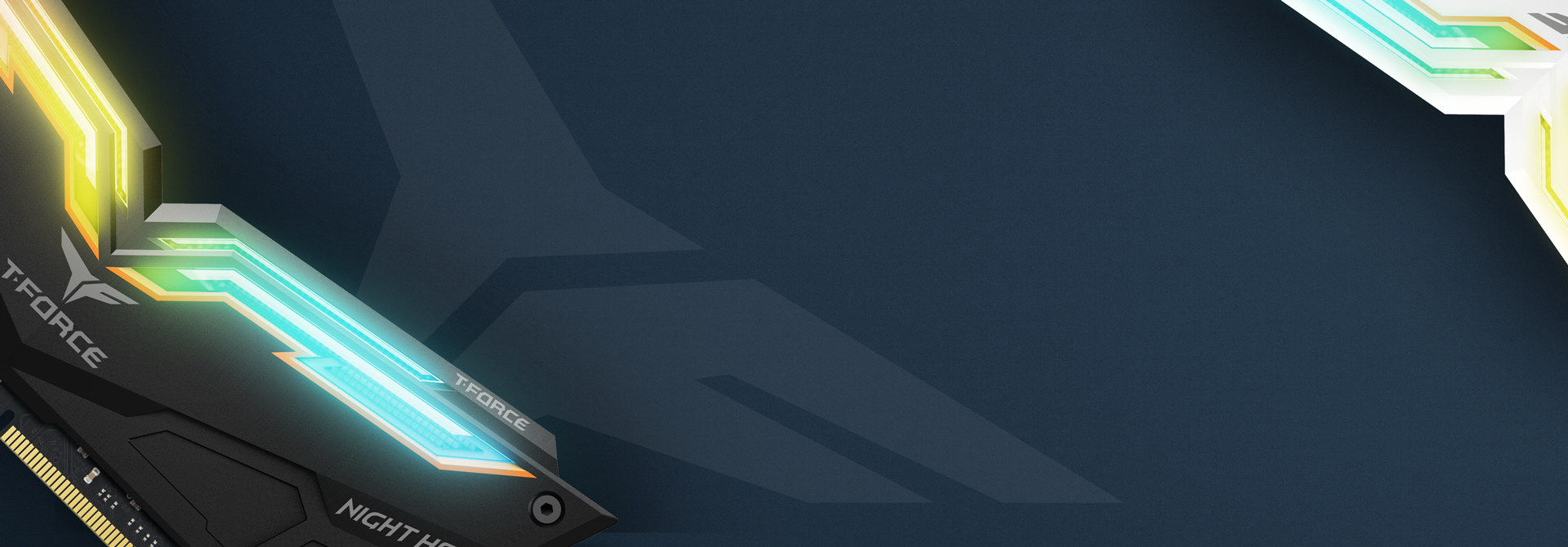 NIGHT HAWK RGB DDR4 DESKTOP MEMORY Gen2 WHITE 32GB(2x16GB) 3600MHz