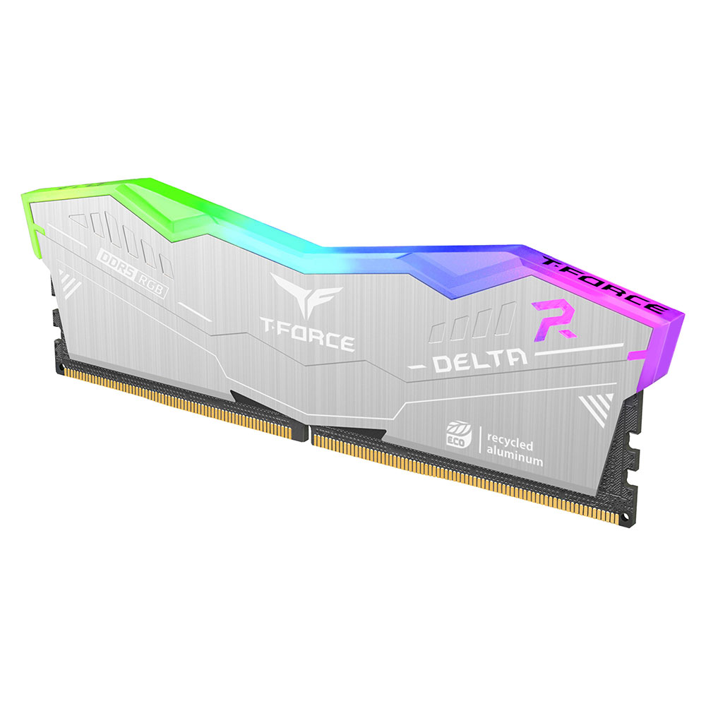 DELTA RGB ECO DDR5 DESKTOP MEMORY SILVER 32GB(2x16GB) 5600MHz CL32