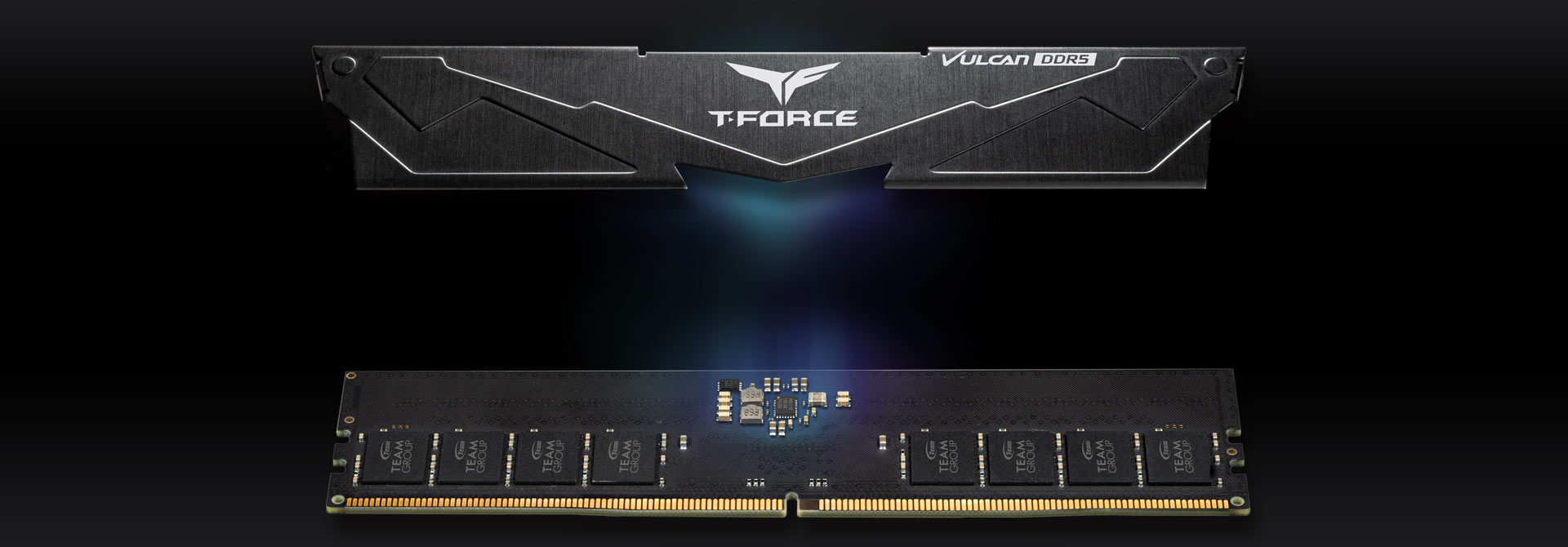 VULCAN DDR5 DESKTOP MEMORY BLACK 32GB(2x16GB) 6400MHz CL40 - TEAMGROUP