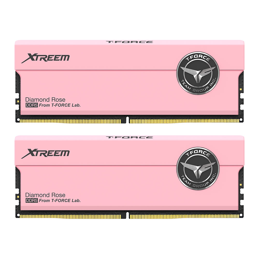 XTREEM DDR5 DESKTOP MEMORY PINK 32GB(2x16GB) 6400MHz CL32 - TEAMGROUP
