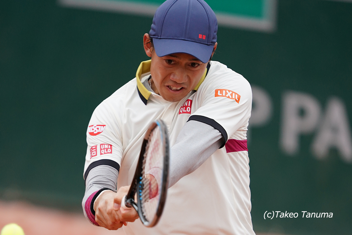 ATPが「ツアーで最高のバックハンドの使い手」の10人に錦織圭を