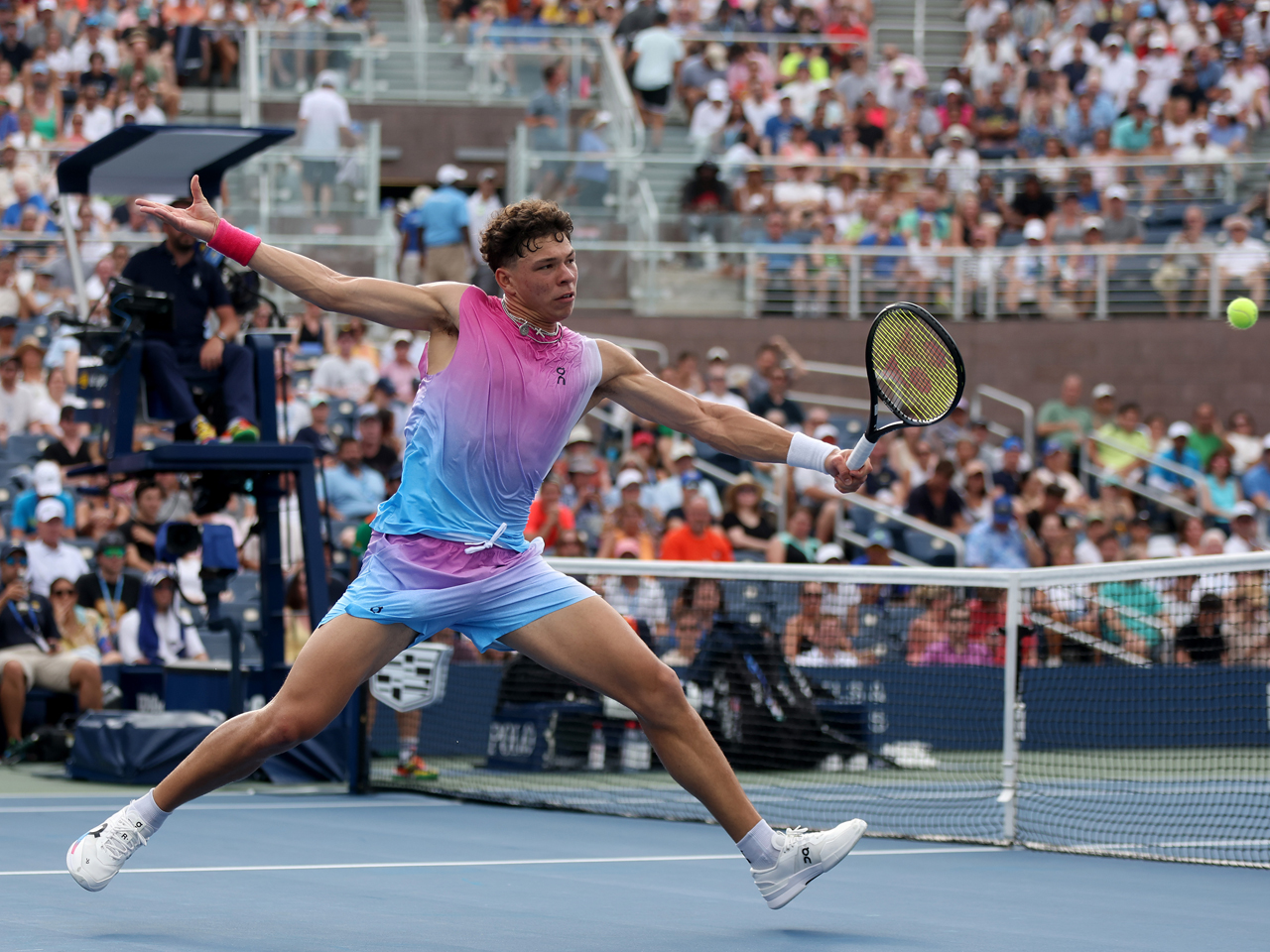 シェルトンが会心のプレーで3回戦へ、ティアフォーに対する前年準々