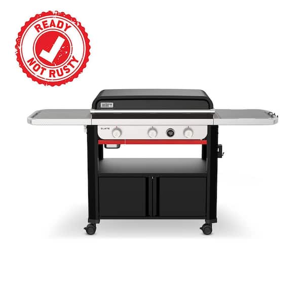 Weber Slate Griddle 3-Burner Liquid Propane Gas 30 in. Flat Top