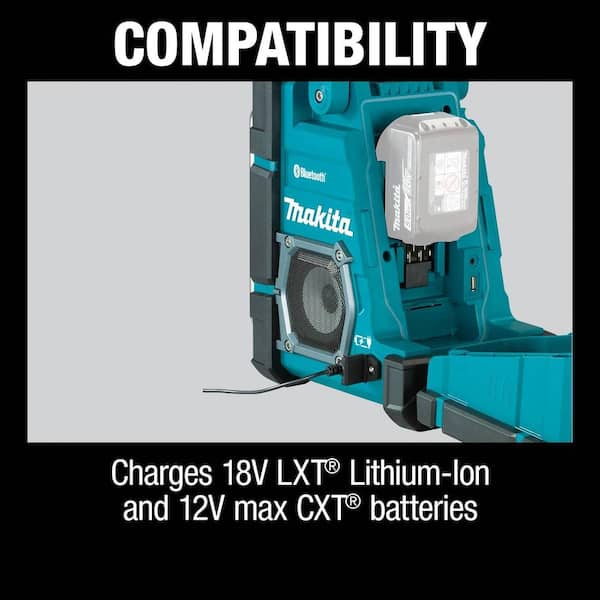 Makita 移動BATTERYラジオ Makita 18V LXT/12V max CXT Lithium-Ion