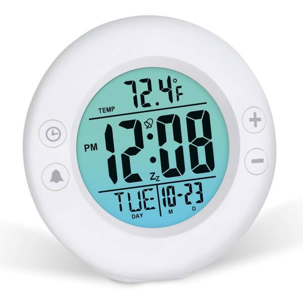 Westclox Digital Color Fade Alarm Clock 72084 - The Home Depot