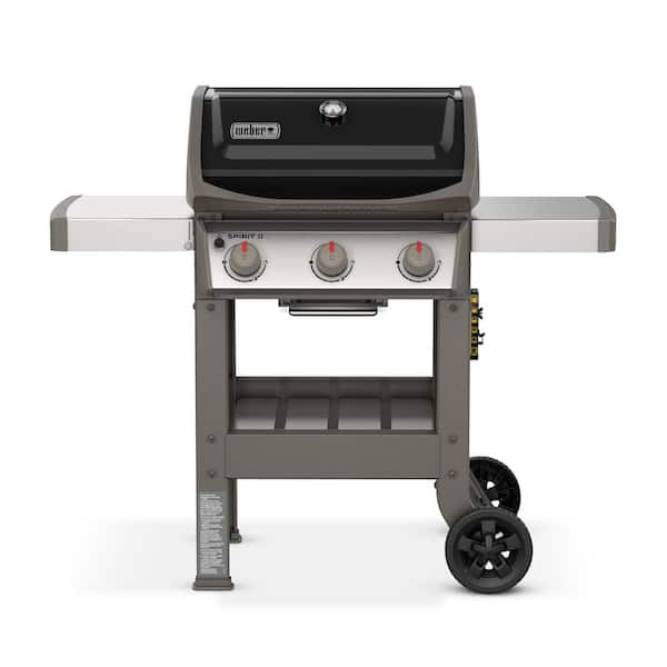Weber Spirit II E-310 3-Burner Liquid Propane Gas Grill in Black